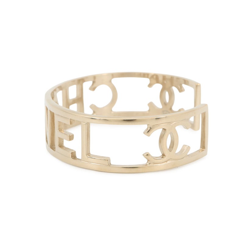 シャネル ブレスレット ココマーク 透かし バングル B15S CHANEL アクセサリー