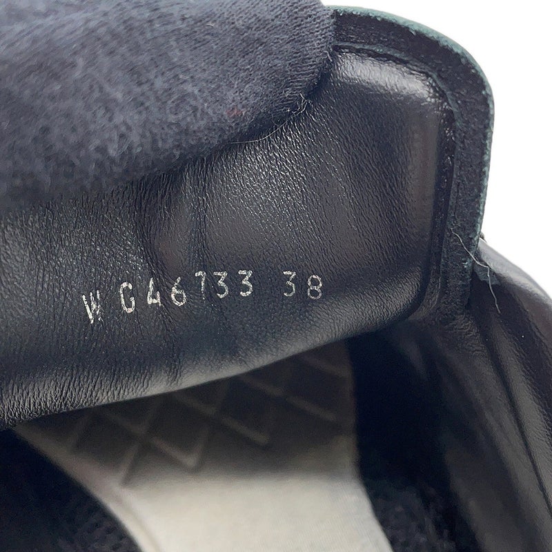 シャネル スニーカー ココマーク レディースサイズ38 カーフスキン G46733 CHANEL 靴 黒