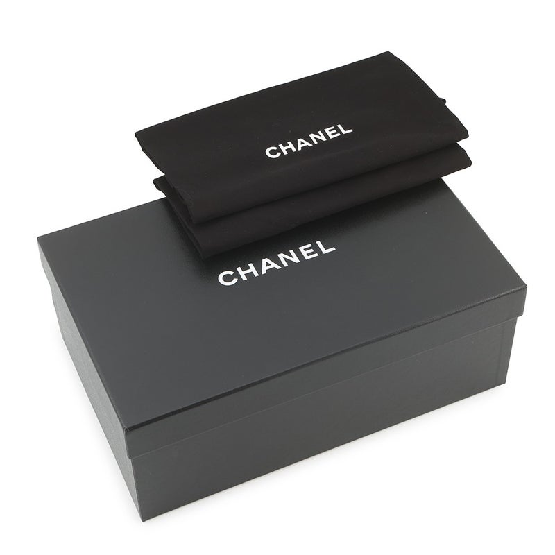 シャネル スニーカー ココマーク レディースサイズ38 カーフスキン G46733 CHANEL 靴 黒