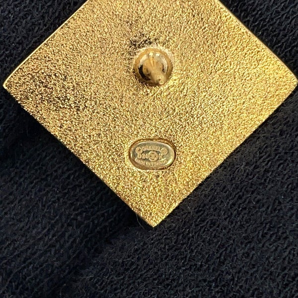 シャネル ピアス ココマーク マトラッセ スクエア メタル D24K ABE656 CHANEL アクセサリー
