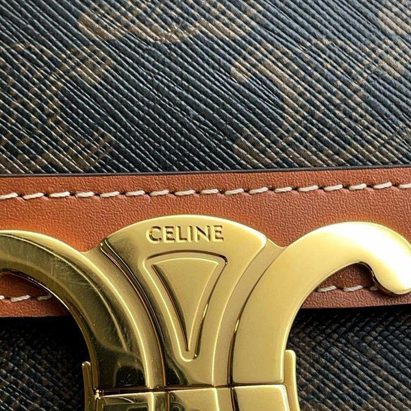 セリーヌ ショルダーバッグ ティーントリオンフ レザー 191242BZ4.04LU CELINE バッグ