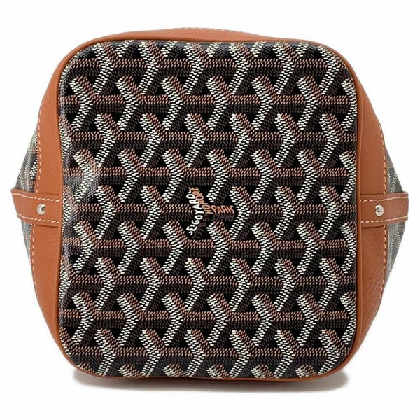 ゴヤール ショルダーバッグ プティ フロ バケットバッグ レザー GOYARD 黒