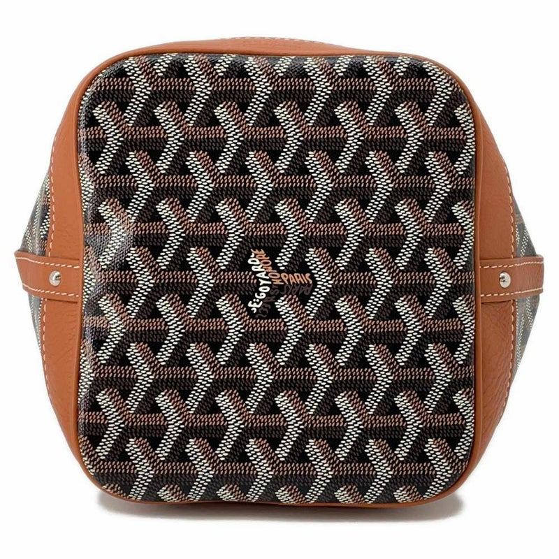 ゴヤール ショルダーバッグ プティ フロ バケットバッグ レザー GOYARD 黒