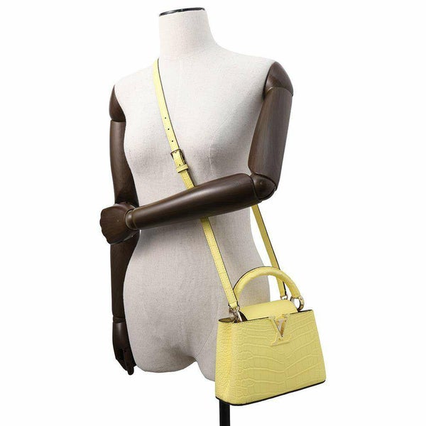 ルイヴィトン ハンドバッグ アリゲーターマット カプシーヌMINI N82789 LOUIS VUITTON 2wayバッグ