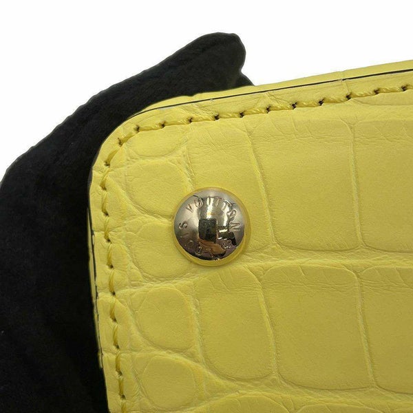 ルイヴィトン ハンドバッグ アリゲーターマット カプシーヌMINI N82789 LOUIS VUITTON 2wayバッグ