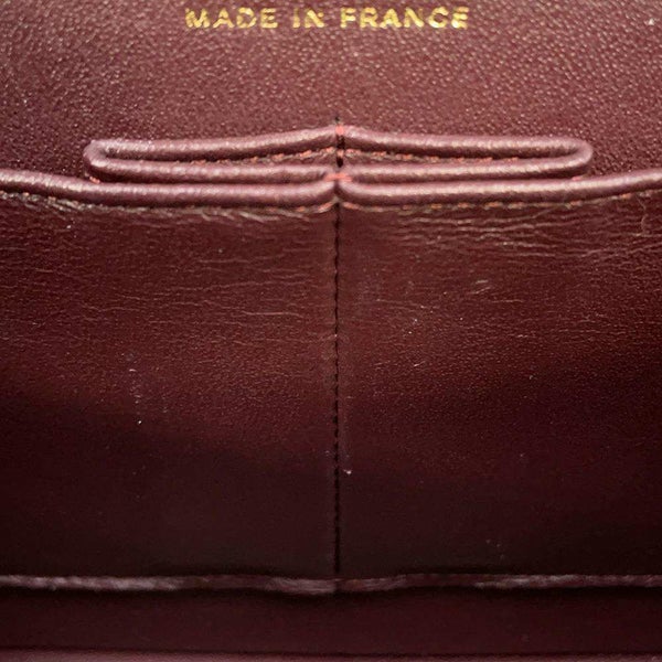 シャネル チェーンショルダーバッグ マトラッセ25 ココマーク ラムスキン ダブルチェーン A01112 CHANEL 黒