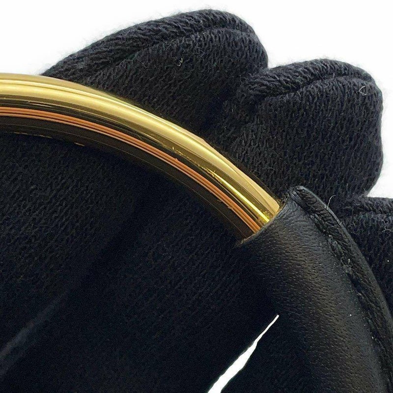 エルメス ネックレス ループグラン ブラック/ゴールド金具 スイフト/メタル HERMES アクセサリー