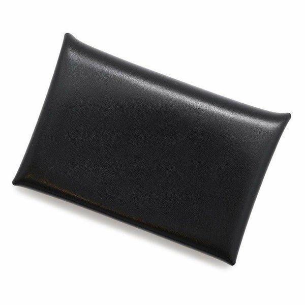 エルメス カードケース カルヴィ ブラック ボックスカーフ U刻印 HERMES 名刺入れ 黒
