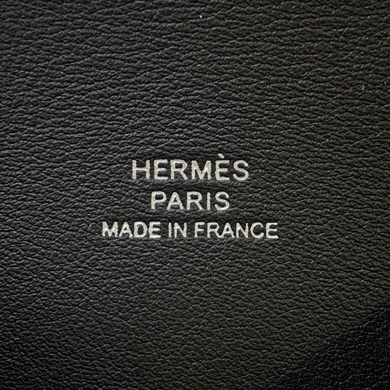 エルメス カードケース カルヴィ ブラック ボックスカーフ U刻印 HERMES 名刺入れ 黒