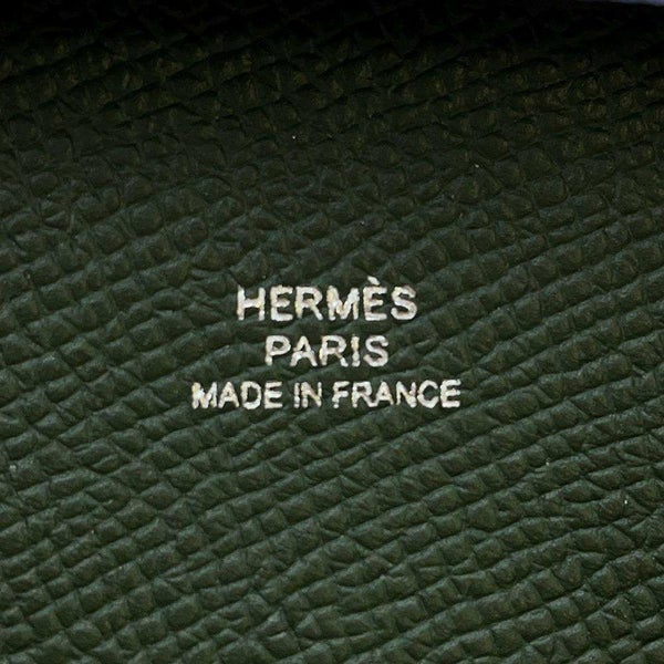 エルメス コインケース バスティア ヴェルソ ブルーサフィール/ヴェールアングランス エプソン U刻印