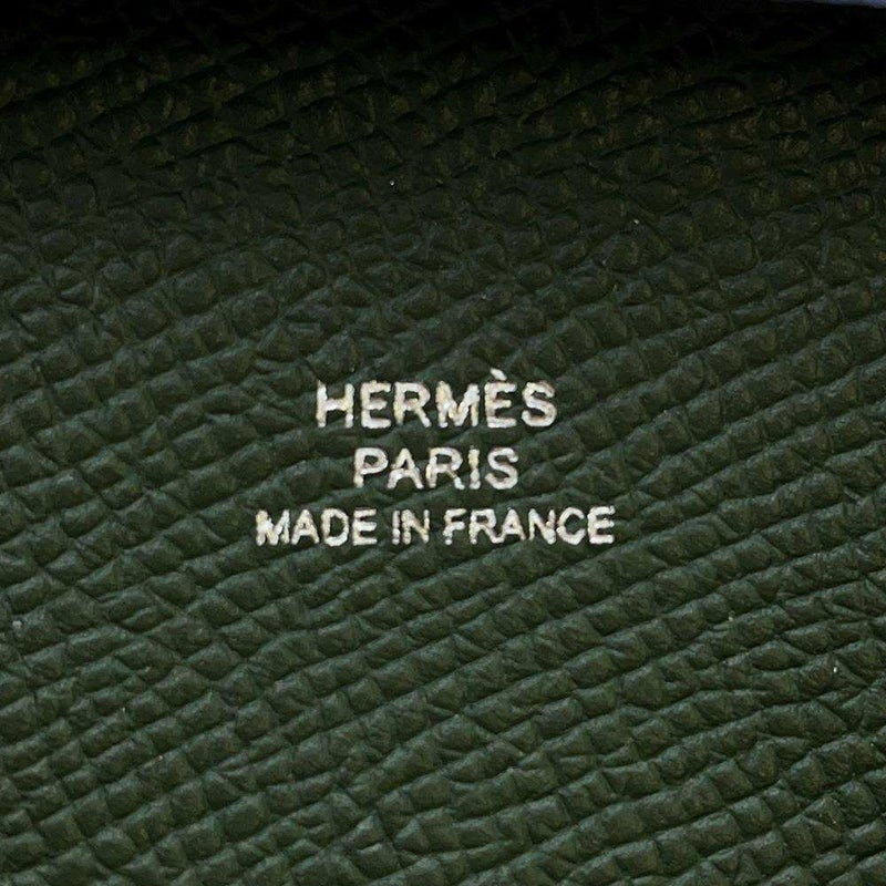 エルメス コインケース バスティア ヴェルソ ブルーサフィール/ヴェールアングランス エプソン U刻印