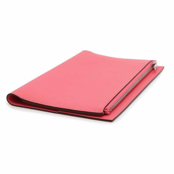 エルメス ノートカバー EAジップPM ローズアザレ/シルバー金具 エバーカラー U刻印 HERMES Eazip