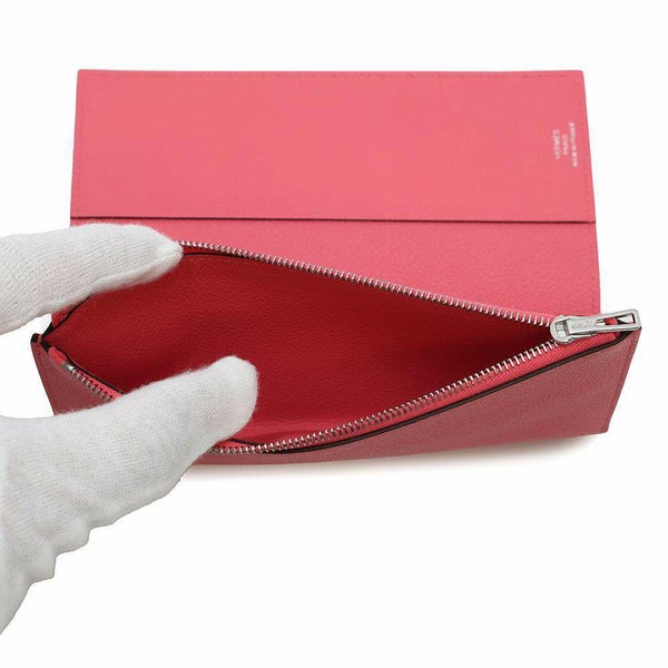 エルメス ノートカバー EAジップPM ローズアザレ/シルバー金具 エバーカラー U刻印 HERMES Eazip