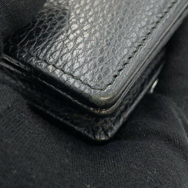 グッチ チェーンウォレット GGマーモント ミニバッグ レザー 497985 GUCCI 長財布 黒