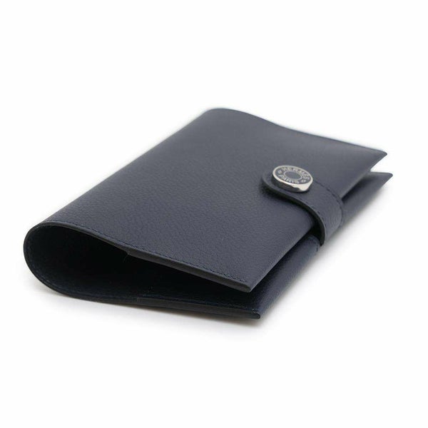 エルメス パスポートケース RMS ブルーニュイ/シルバー金具 エバーカラー B刻印 HERMES 手帳カバー