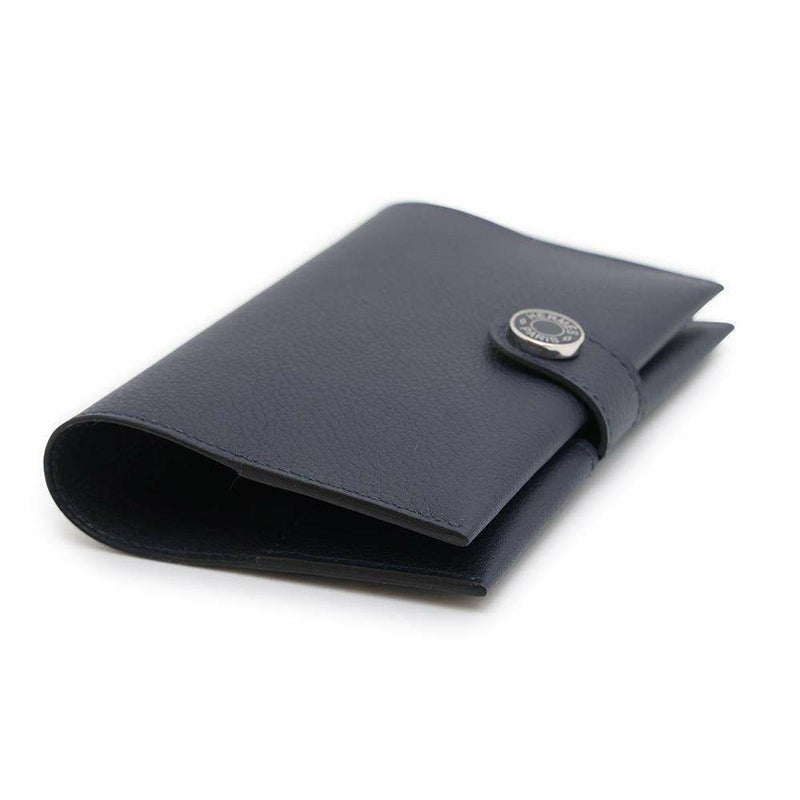 エルメス パスポートケース RMS ブルーニュイ/シルバー金具 エバーカラー B刻印 HERMES 手帳カバー