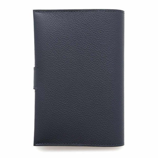 エルメス パスポートケース RMS ブルーニュイ/シルバー金具 エバーカラー B刻印 HERMES 手帳カバー
