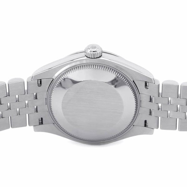 ロレックス デイトジャスト31 SS/K18WG ランダムシリアル ルーレット 278274 ROLEX 腕時計 ブライトブルー文字盤 ローマン