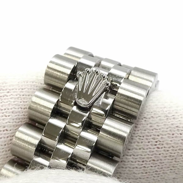 ロレックス デイトジャスト31 SS/K18WG ランダムシリアル ルーレット 278274 ROLEX 腕時計 ブライトブルー文字盤 ローマン