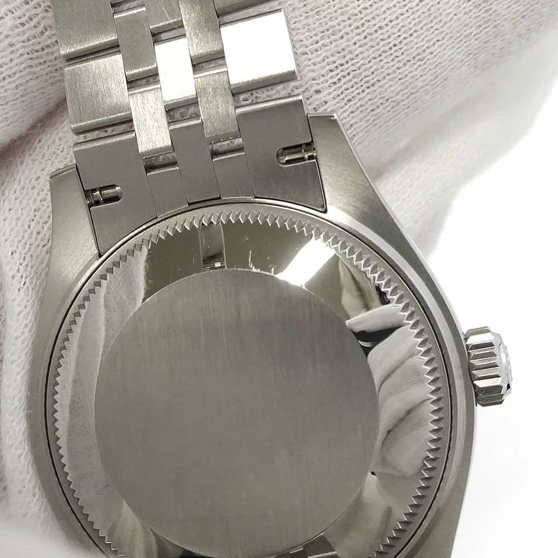 ロレックス デイトジャスト31 SS/K18WG ランダムシリアル ルーレット 278274 ROLEX 腕時計 ブライトブルー文字盤 ローマン