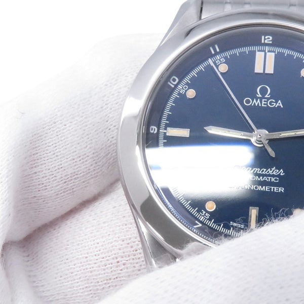 オメガ シーマスター 120 2501.80 OMEGA 腕時計 ブルー文字盤