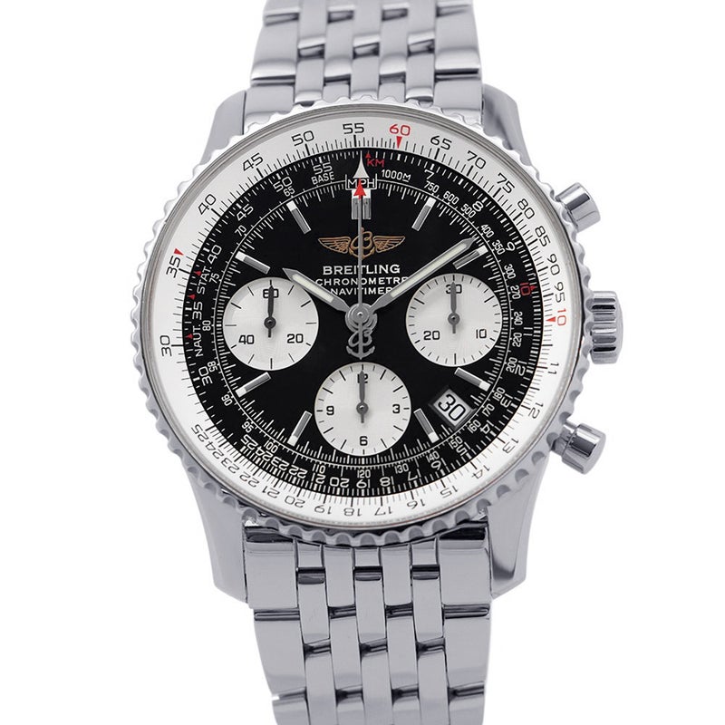 ブライトリング ナビタイマー A23322/A232B35WBA BREITLING 腕時計 黒文字盤