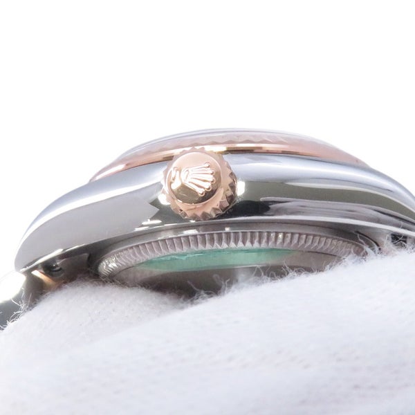 ロレックス デイトジャスト SS/K18PG 179171G ROLEX 腕時計 レディース メテオライト文字盤 10PD