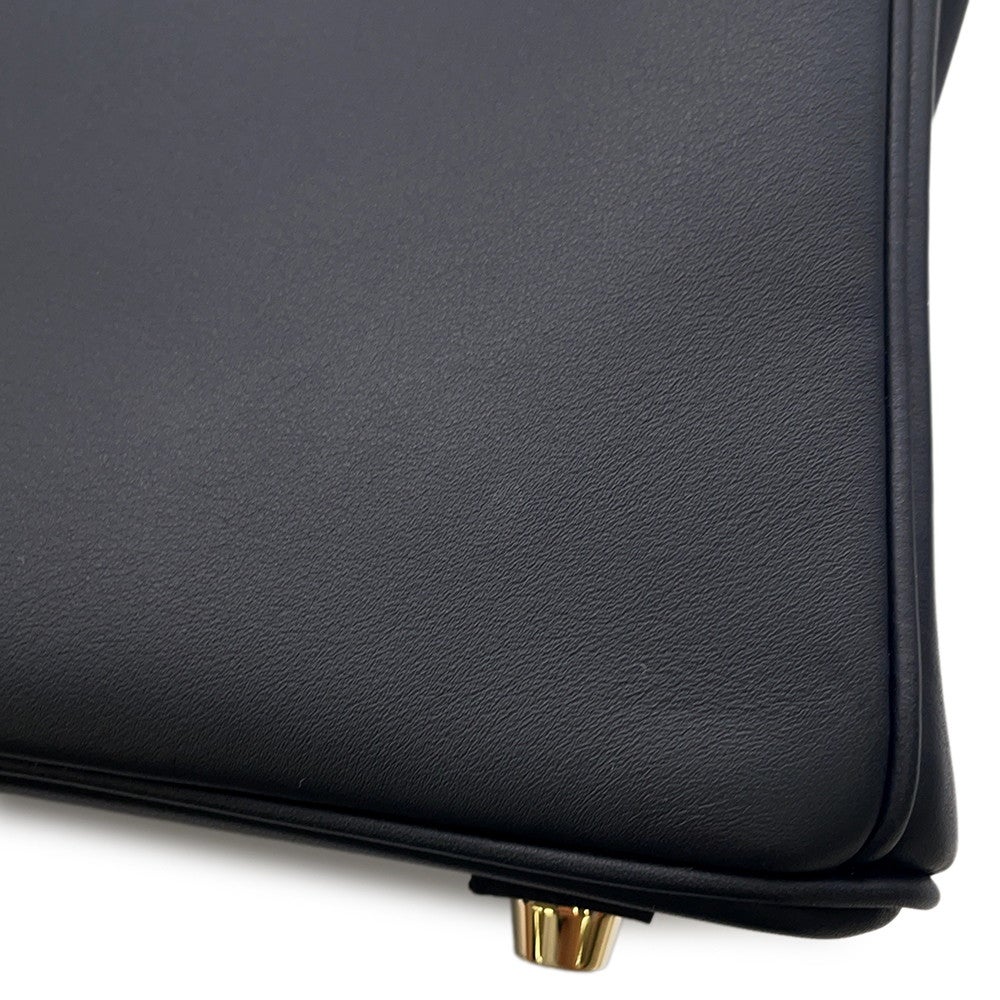 エルメス バーキン25 ブラック/ゴールド金具 スイフト K刻印 HERMES