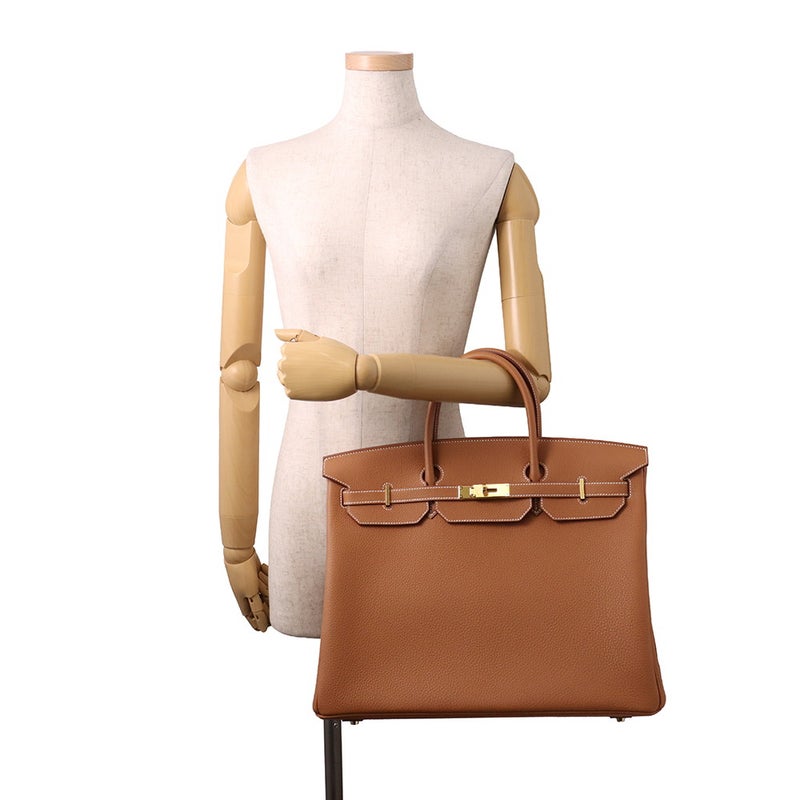 エルメス バーキン40 ゴールド/ゴールド金具 トゴ G刻印 HERMES Birkin ハンドバッグ