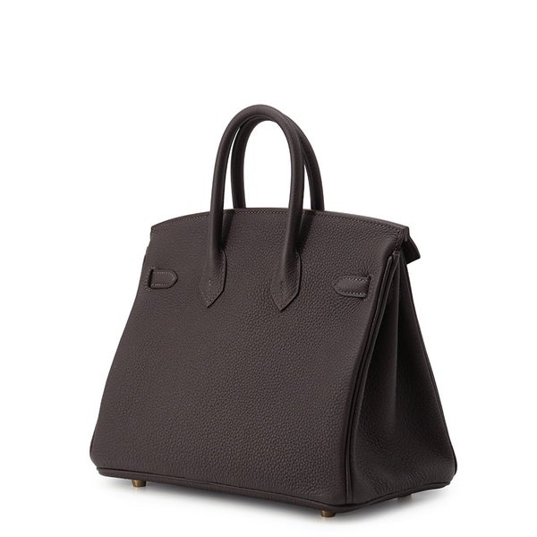 エルメス バーキン25 べブラン/ゴールド金具 トゴ G刻印 HERMES Birkin ハンドバッグ バイブルン