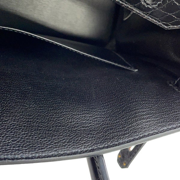 エルメス バーキン30 タッチ ブラック/ピンクゴールド金具 トゴ/ニロティカスシャイン C刻印 HERMES ハンドバッグ 黒