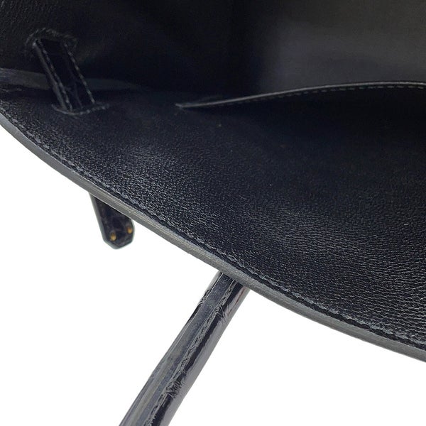 エルメス バーキン30 タッチ ブラック/ピンクゴールド金具 トゴ/ニロティカスシャイン C刻印 HERMES ハンドバッグ 黒