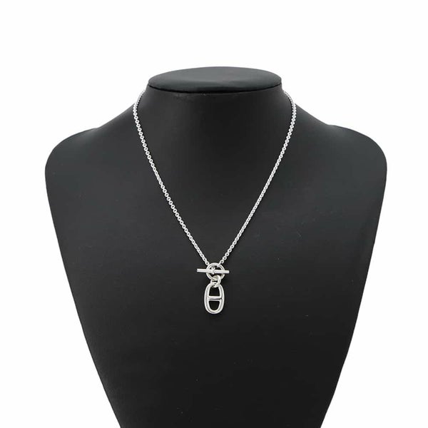 エルメス ネックレス シェーヌダンクル アミュレット SV925シルバー HERMES ペンダント ジュエリー