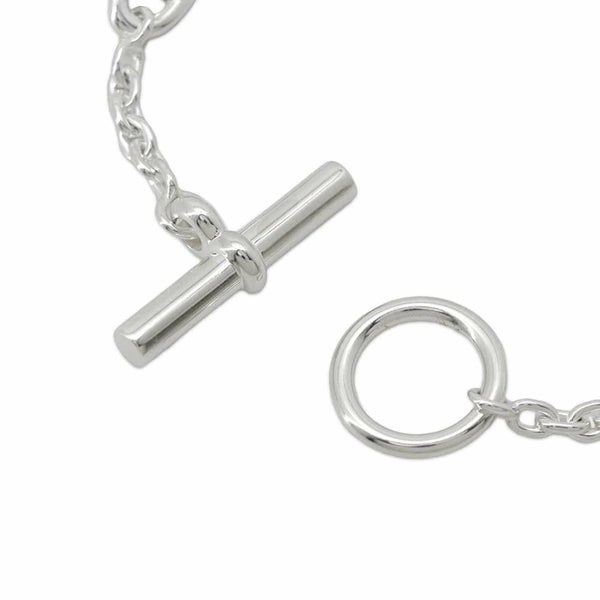 エルメス ブレスレット シェーヌダンクル ファランドール SV925シルバー サイズST HERMES ジュエリー