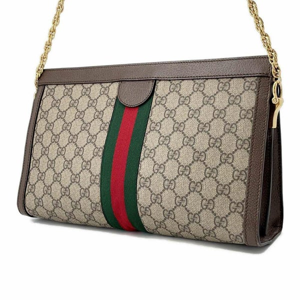 グッチ チェーンショルダーバッグ オフディア GGスプリーム レザー 503876 GUCCI クラッチ
