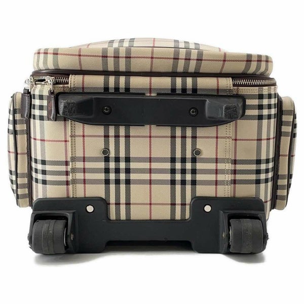 バーバリー キャリーバッグ ノバチェック キャンバス BURBERRY キャリーケース トラベル 旅行バッグ