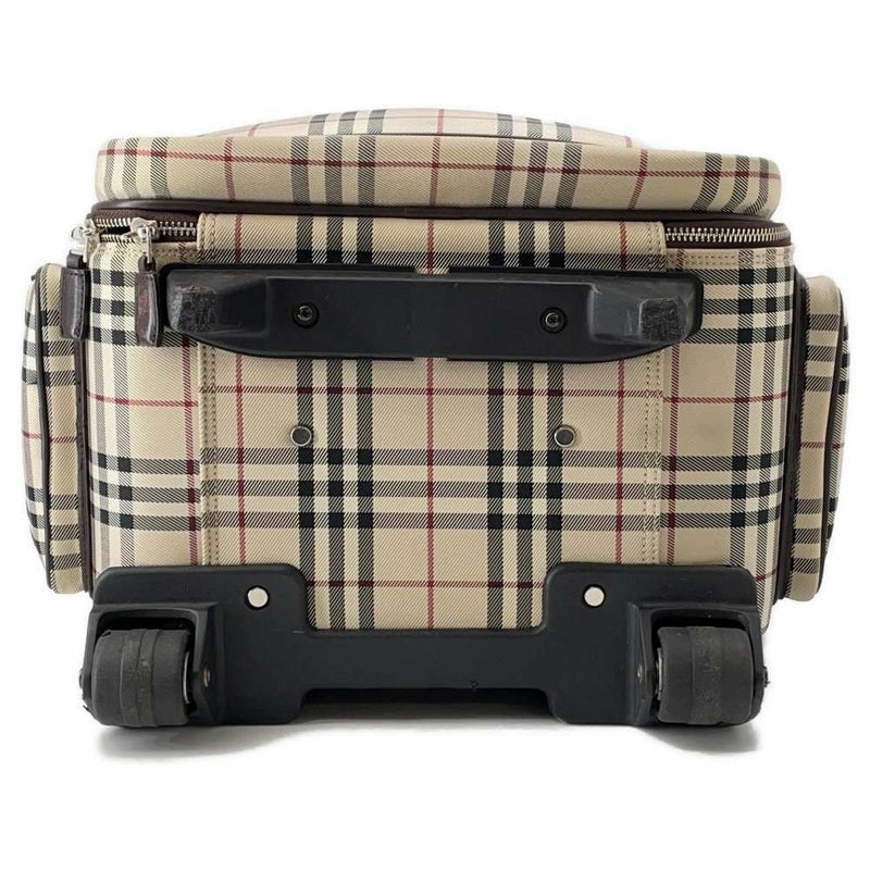バーバリー キャリーバッグ ノバチェック キャンバス BURBERRY キャリーケース トラベル 旅行バッグ