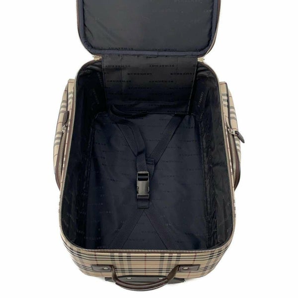 バーバリー キャリーバッグ ノバチェック キャンバス BURBERRY キャリーケース トラベル 旅行バッグ