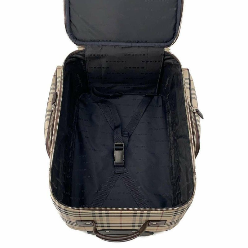 バーバリー キャリーバッグ ノバチェック キャンバス BURBERRY キャリーケース トラベル 旅行バッグ