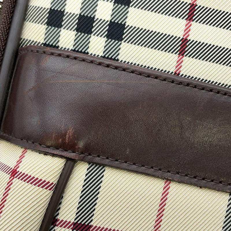 バーバリー キャリーバッグ ノバチェック キャンバス BURBERRY キャリーケース トラベル 旅行バッグ