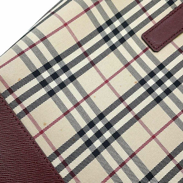 バーバリー トートバッグ ノバチェック キャンバス レザー BURBERRY バッグ ショルダーバッグ