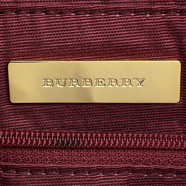バーバリー トートバッグ ノバチェック キャンバス レザー BURBERRY バッグ ショルダーバッグ