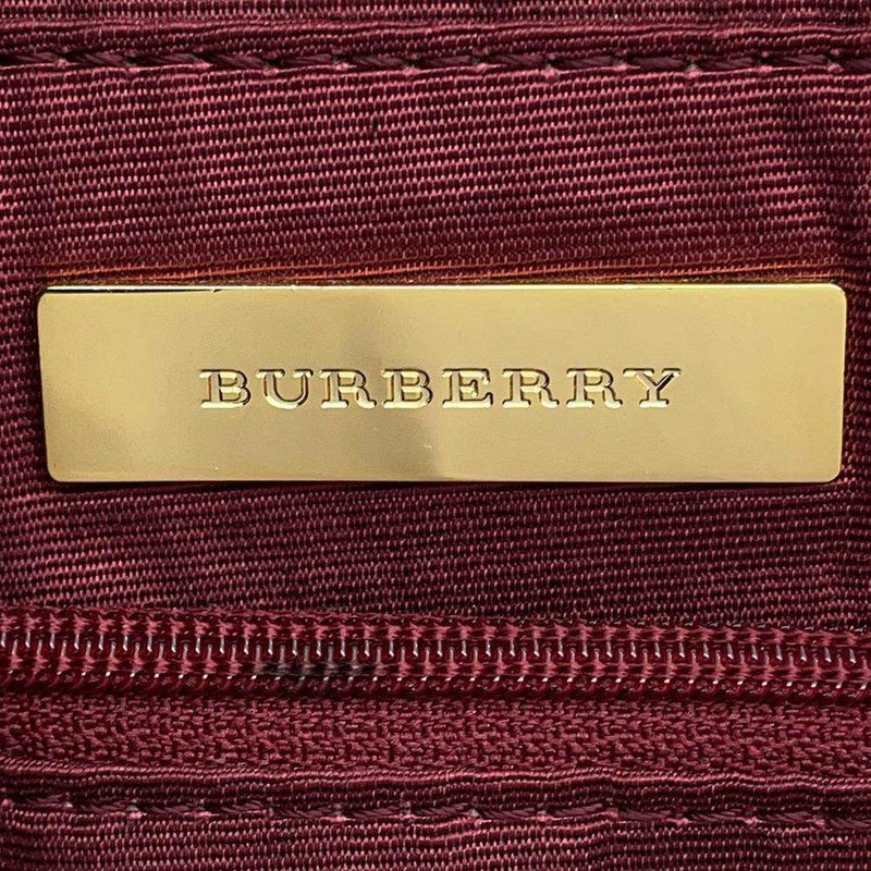 バーバリー トートバッグ ノバチェック キャンバス レザー BURBERRY バッグ ショルダーバッグ