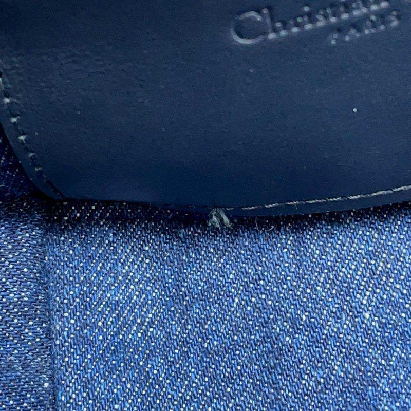 クリスチャン・ディオール チェーンショルダーバッグ ディオールスター オブリーク ホーボーバッグ デニム S3202UDCE トロッター