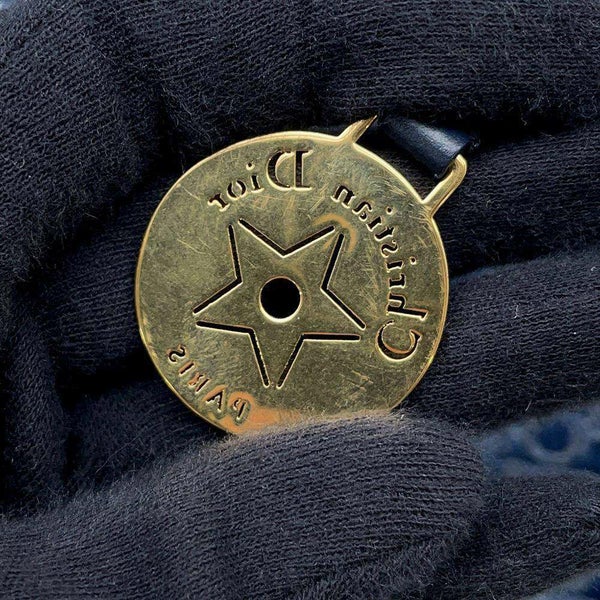 クリスチャン・ディオール チェーンショルダーバッグ ディオールスター オブリーク ホーボーバッグ デニム S3202UDCE トロッター