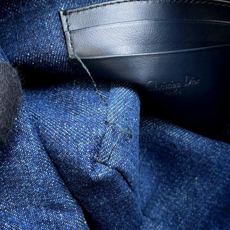 クリスチャン・ディオール チェーンショルダーバッグ ディオールスター オブリーク ホーボーバッグ デニム S3202UDCE トロッター