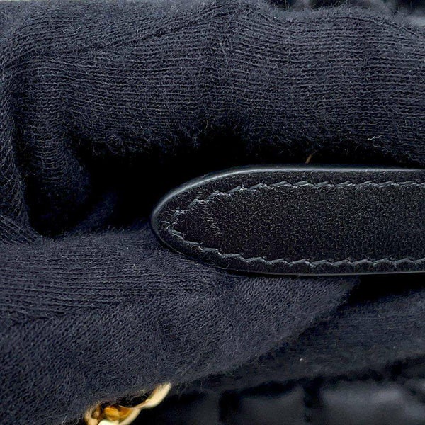 クリスチャン・ディオール チェーンショルダーバッグ ディオールスター マクロカナージュ ラムスキン S3202UDBB 黒