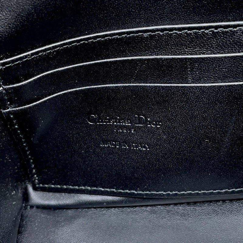 クリスチャン・ディオール チェーンショルダーバッグ ディオールスター マクロカナージュ ラムスキン S3202UDBB 黒