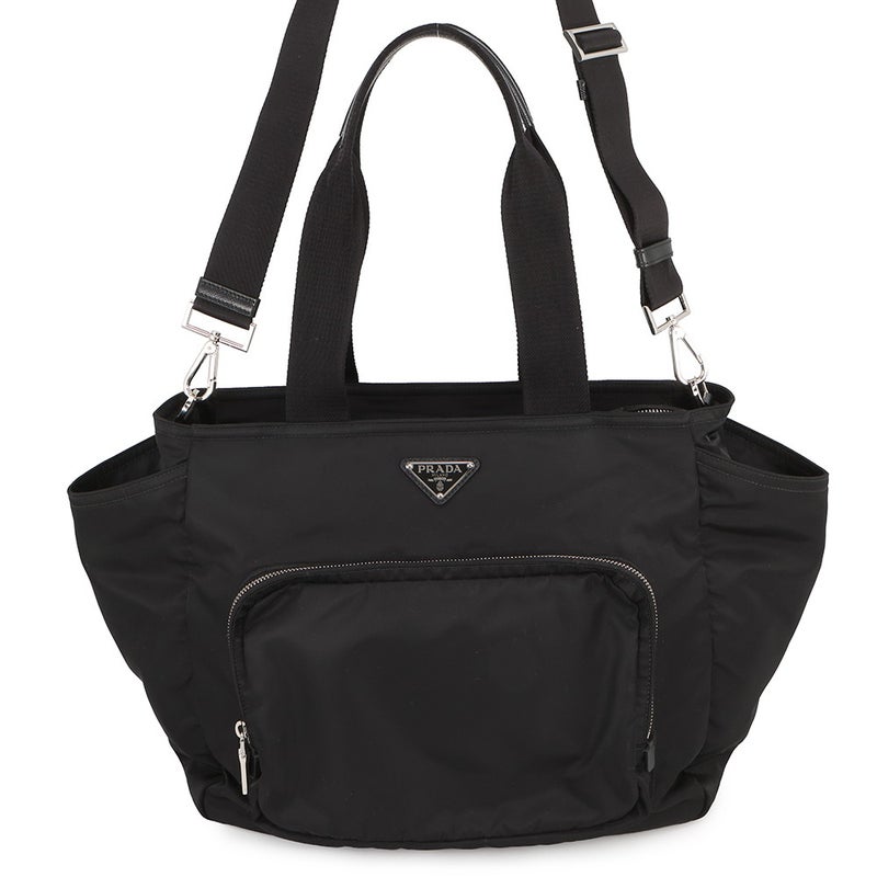 プラダ ショルダーバッグ メRe-Nylon ベビーバッグ ナイロン 1BG102 PRADA 黒