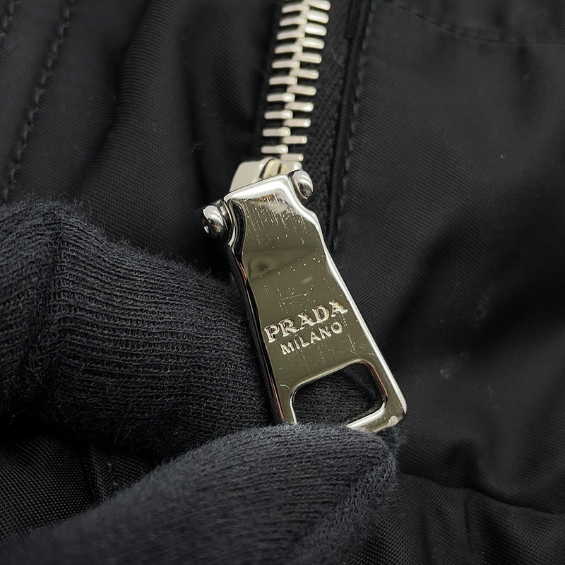 プラダ ショルダーバッグ メRe-Nylon ベビーバッグ ナイロン 1BG102 PRADA 黒